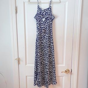 Dalmatian satin slip dress - light weight, beautiful material.